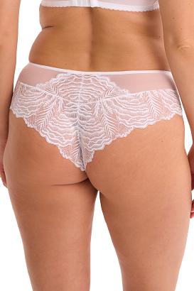 Brazyliany damskie z koronką i tiulem Jessia 1229 białe