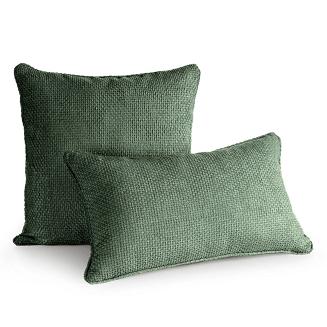 Poszewka dekoracyjna SZENIL 45x45 Eurofirany ciemnozielony