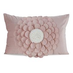 Poszewka dekoracyjna FLORES 30x50 Eurofirany pudrowy