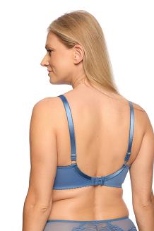 Biustonosz dla karmiących Mama 1227 półusztywniany niebieski