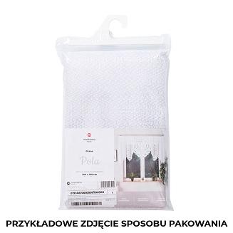 Firanka żakardowa gotowa na żabki POLA 400x160 biała