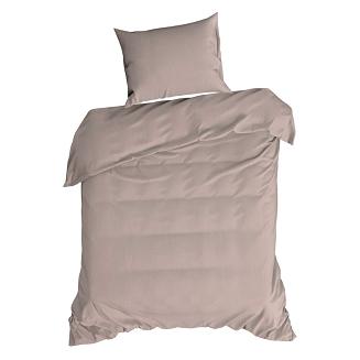 Pościel satynowa PUDE 140x200 Eurofirany pudrowy