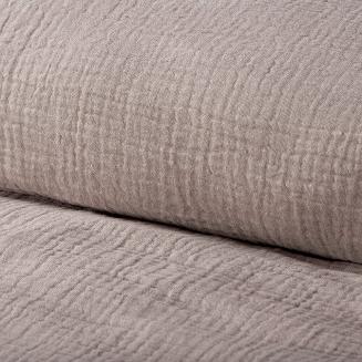 Pościel satynowa PUDE 140x200 Eurofirany pudrowy