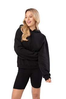 Spodenki damskie biker shorts kolarki z wysokim stanem kod 3006 czarne