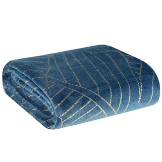 Koc narzuta MUSA2 150x200 Eurofirany granatowy