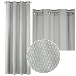 Zasłona gotowa na przelotkach RITA 140x250 Eurofirany stalowa