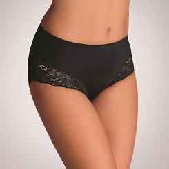 Figi damskie modelujące z wyoskim stanem Vanda czarne