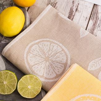 Ścierka kuchenna bawełna egipska CYTRYNKA 50x70 beżowa