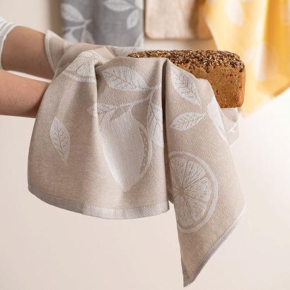 Ścierka kuchenna bawełna egipska CYTRYNKA 50x70 beżowa