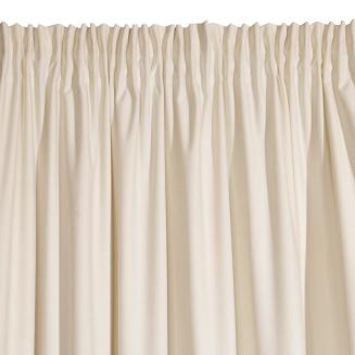 Zasłona gotowa na taśmie VILLA 140x270 Eurofirany jasnobeżowy