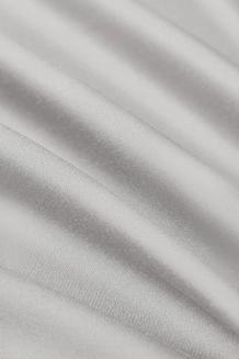 Pościel bambusowa 160x200 szara z białą bizą