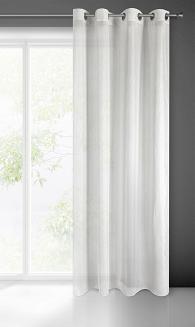Firana gotowa na przelotkach ELICIA 140x250 Eurofirany biały