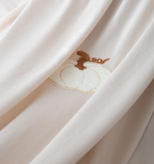 Jasna beżowa pościel dekoracyjna  na Halloween 220x200 CUTY DYNIE