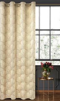 Zasłona gotowa na przelotkach ZAS 140x250 Pierre Cardin Eurofirany szary