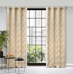 Zasłona gotowa na przelotkach ZAS 140x250 Pierre Cardin Eurofirany szary