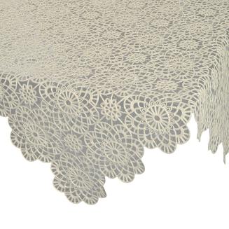 Obrus dekoracyjny IRINA 85x85 Eurofirany biały