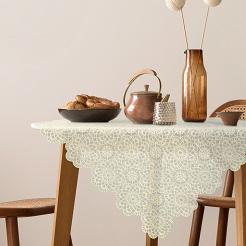 Obrus dekoracyjny IRINA 85x85 Eurofirany biały