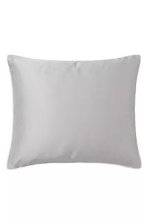 Poszewka bambusowa 50x60 szara z białą bizą