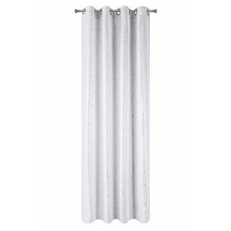 Firana gotowa na przelotkach GAJA 140x250 Eurofirany biały