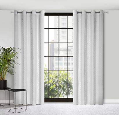 Zasłona gotowa na przelotkach ISLA 140x250 Eurofirany biała