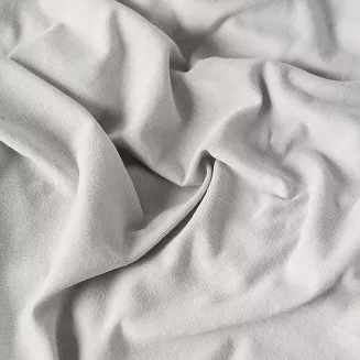 Prześcieradło jersey z gumką 120x200 DREAMY PREMIUM jasnoszare
