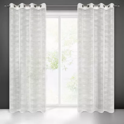 Firana gotowa na przelotkach ASTERA 140x250 Eurofirany kremowa