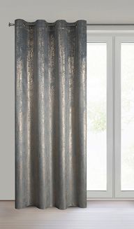 Zasłona gotowa DARA 140x250 Eurofirany srebrny