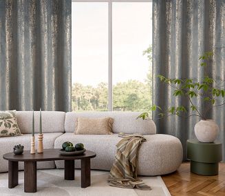 Zasłona gotowa DARA 140x250 Eurofirany srebrny