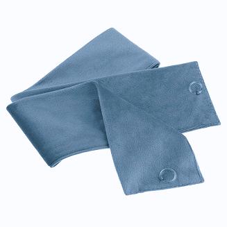 Szarfa do zasłony Velvet Soft 8x140 welurowa niebieska