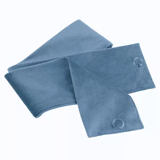 Szarfa do zasłony Velvet Soft 8x140 welurowa niebieska