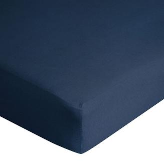 Prześcieradło jersey z gumką  160x200 Design91 granatowy