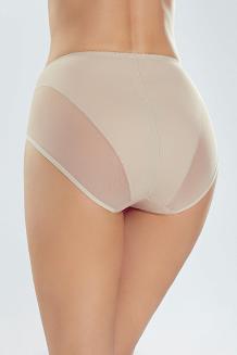 Figi damskie z wysokim stanem modelujące Vesta beżowe