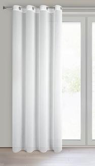 Firana gotowa na przelotkach TIRSA 140x250 Eurofirany biały