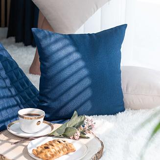 Poszewka dekoracyjna JODEŁKA 40x40 niebieska