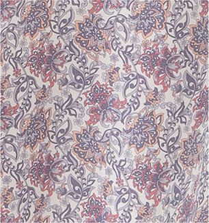 Piżama damska LUNA kod 343 wrzosowa kwiaty paisley