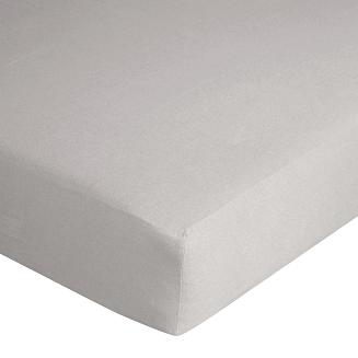 Prześcieradło jersey z gumką  200x220 Design91 jasnoszary