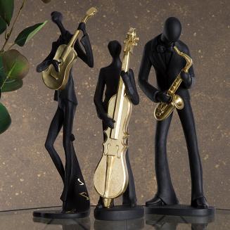 Figurka dekoracyjna RICO Eurofirany czarny