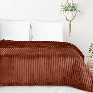 Koc narzuta SOFT 150x200 Design91 ceglasty