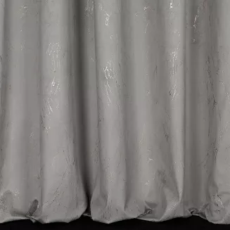 Zasłona gotowa na taśmie NADIA 140x300 Eurofirany srebrny