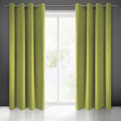 Zasłona gotowa na przelotkach PIERRE 140x250 Pierre Cardin Eurofirany oliwkowy