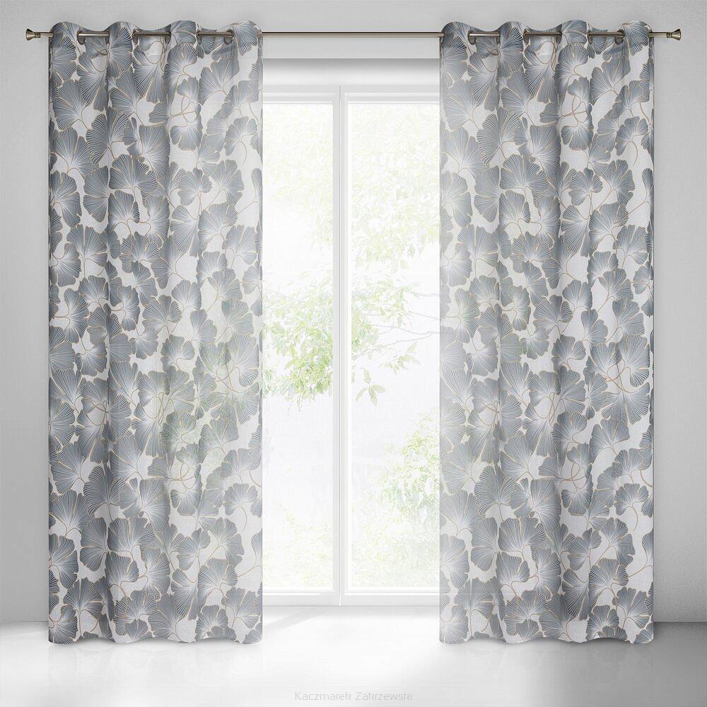 Zasłona gotowa na przelotkach NINA 140x250 Eurofirany biały