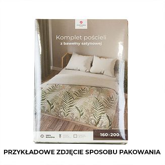 FELINA Komplet pościeli z bawełny satynowej 220x200cm 100088/SAT/000/220200/1