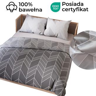 NITTA Komplet pościeli z bawełny satynowej 160x200cm 100100/SAT/000/160200/1