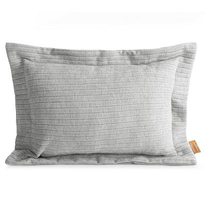 Poszewka dekoracyjna ELEGANT2 40x60 Eva Minge Eurofirany srebrna szenilowa