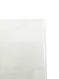 Prześcieradło bawełniane bez gumki 160x200 rubin białe