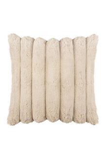 Beżowa Poszewka Futrzana 45x45 Bunny