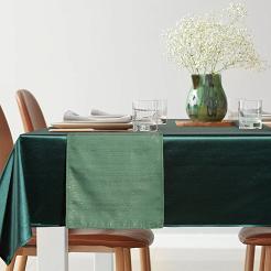 Obrus dekoracyjny GLAMO 140x300 Eurofirany zielony