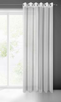 Firana gotowa na przelotkach ESEL 140x250 Eurofirany biały