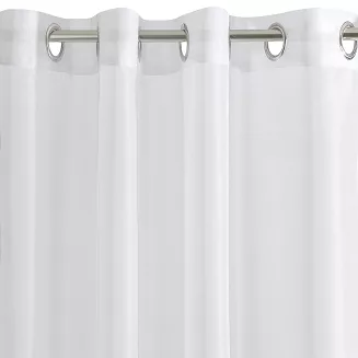 Firana gotowa na przelotkach ESEL 140x250 Eurofirany biały