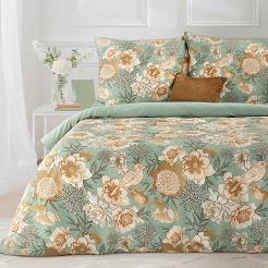 Pościel satynowa 220x200 Eurofirany miętowy